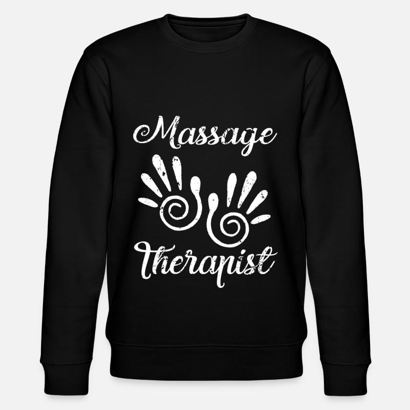 Massage Therapie - Stanley/Stella Unisex Bio-Sweatshirt CHANGER  - Schwarz
