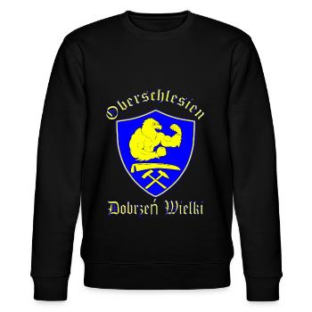 Oberschlesien - Stanley/Stella Unisex Bio-Sweatshirt CHANGER  - Schwarz - Vorne - Nik (191cm) & Marisol (170cm)