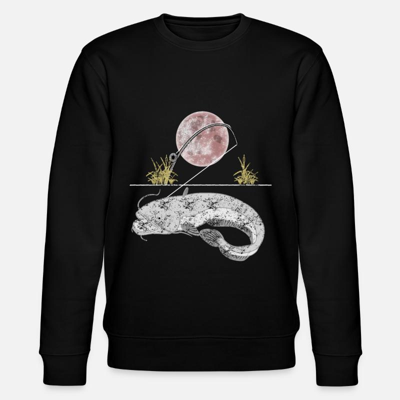 Pêche au poisson-chat - Sweat bio CHANGER Stanley/Stella Unisexe - noir