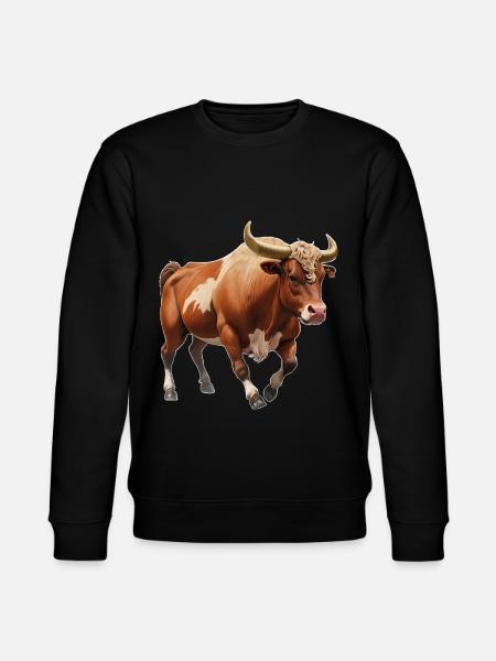 Bull - Stanley/Stella CHANGER Unisex Organic Sweatshirt - black