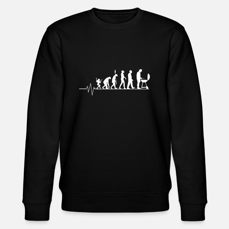 Evolution Grilling - Stanley/Stella CHANGER Unisex Organic Sweatshirt - black