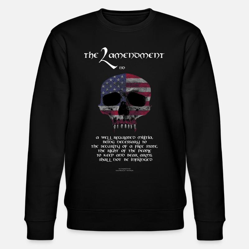 The 2nd Amendment - Stanley/Stella Unisex Bio-Sweatshirt CHANGER  - Schwarz
