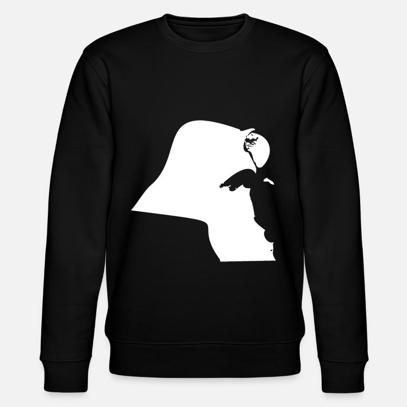 Kuwait map flag - Stanley/Stella CHANGER Unisex Organic Sweatshirt - black