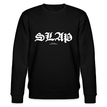 OSLAP -SLAP - Stanley/Stella Unisex Bio-Sweatshirt CHANGER  - Schwarz - Vorne - Nik (191cm) & Marisol (170cm)