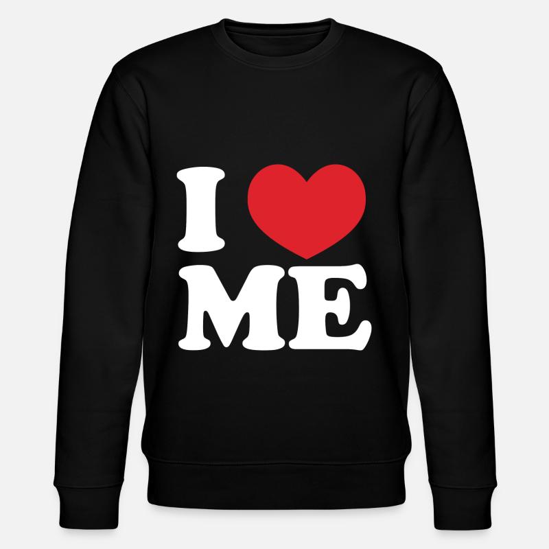 I Love me - Stanley/Stella Unisex Bio-Sweatshirt CHANGER - Schwarz