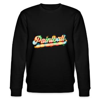 Paintball Airsoft Gotcha Marker - Stanley/Stella CHANGER Unisex Organic Sweatshirt - black - Front - Nik (191cm) & Marisol (170cm)