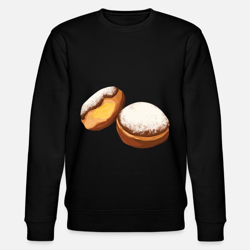 Doughnuts Carnival Doughnuts Berlin Pancakes - Stanley/Stella CHANGER Unisex Organic Sweatshirt - black