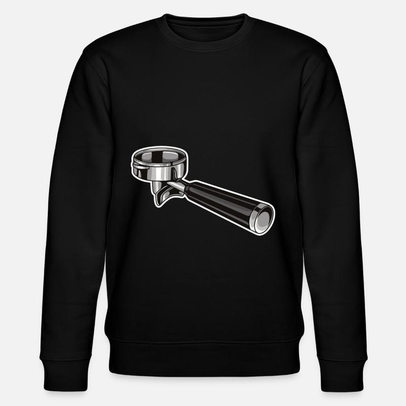 Siebträger Kaffemaschine Siebträger Kaffe Junky - Stanley/Stella Unisex Bio-Sweatshirt CHANGER  - Schwarz