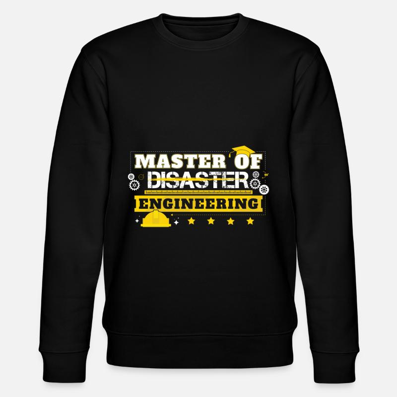 Master Of Engineering Promotion Absolventen - Stanley/Stella Unisex Bio-Sweatshirt CHANGER  - Schwarz