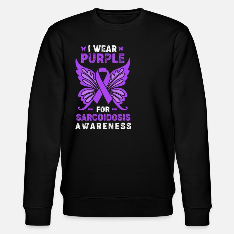 Sarcoïdose - Sweat bio CHANGER Stanley/Stella Unisexe - noir
