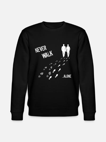 Never Walk alone Mann & Mann - Stanley/Stella Unisex Bio-Sweatshirt CHANGER - Schwarz