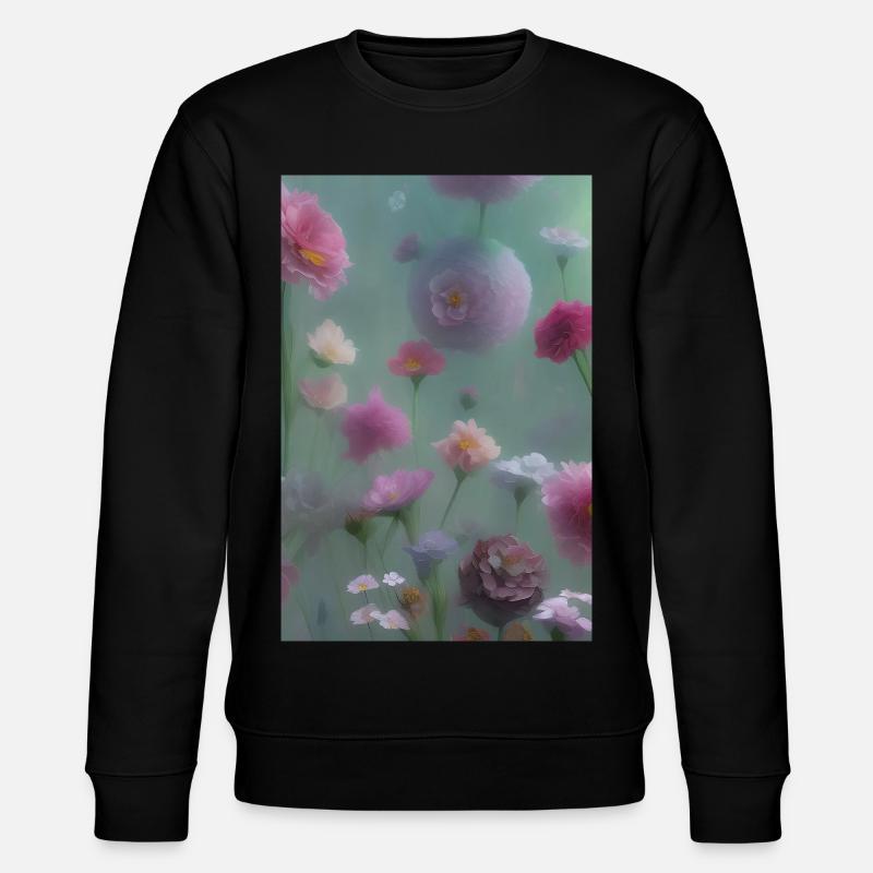 Blumen Kunst - Stanley/Stella Unisex Bio-Sweatshirt CHANGER  - Schwarz
