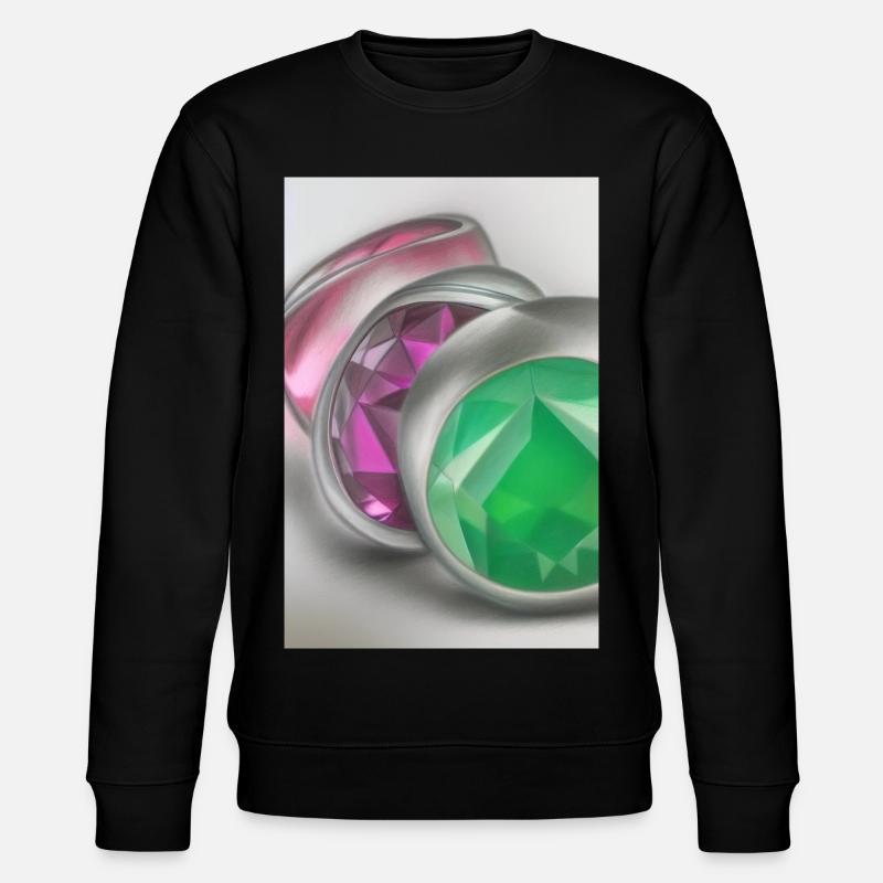 Pierres précieuses - Sweat bio CHANGER Stanley/Stella Unisexe - noir