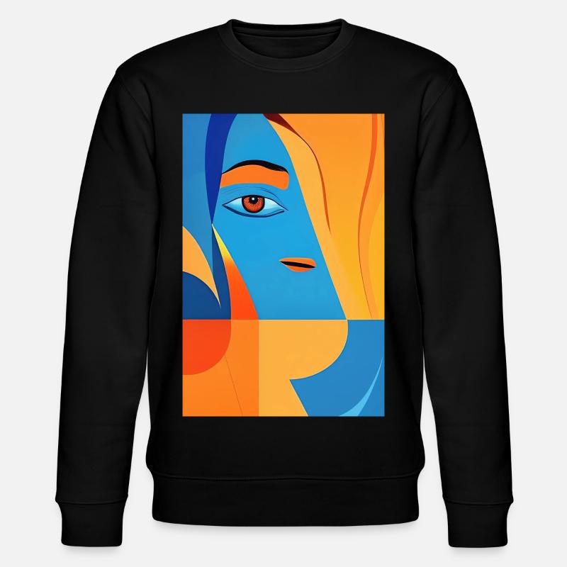 Art abstrait - Sweat bio CHANGER Stanley/Stella Unisexe - noir