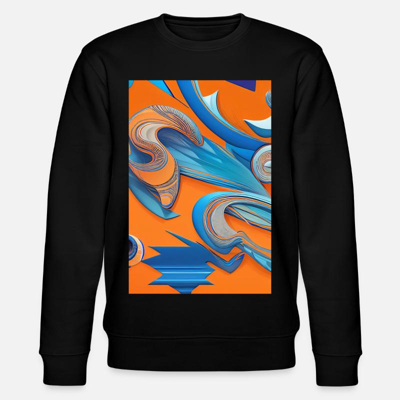 Art abstrait - Sweat bio CHANGER Stanley/Stella Unisexe - noir