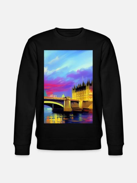 Ponts à Londres - Sweat bio CHANGER Stanley/Stella Unisexe - noir