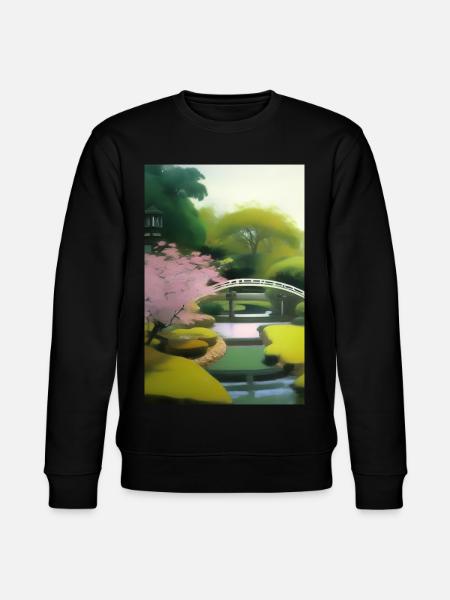 Chinese Zen Garden - Stanley/Stella CHANGER Unisex Organic Sweatshirt - black