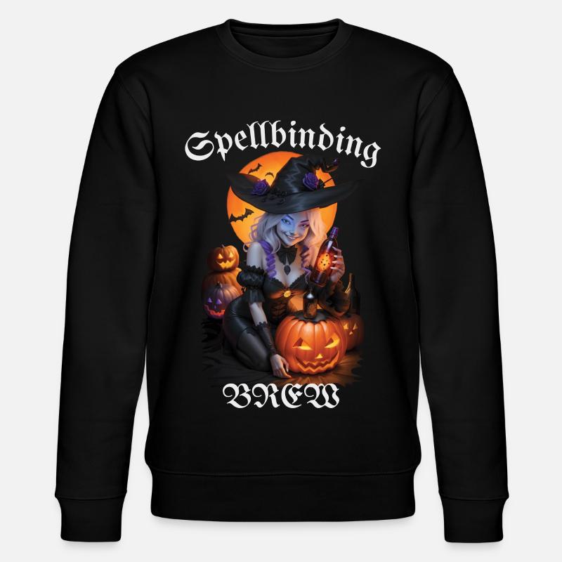Spellbinding Halloween Beer - Stanley/Stella CHANGER Unisex Organic Sweatshirt - black