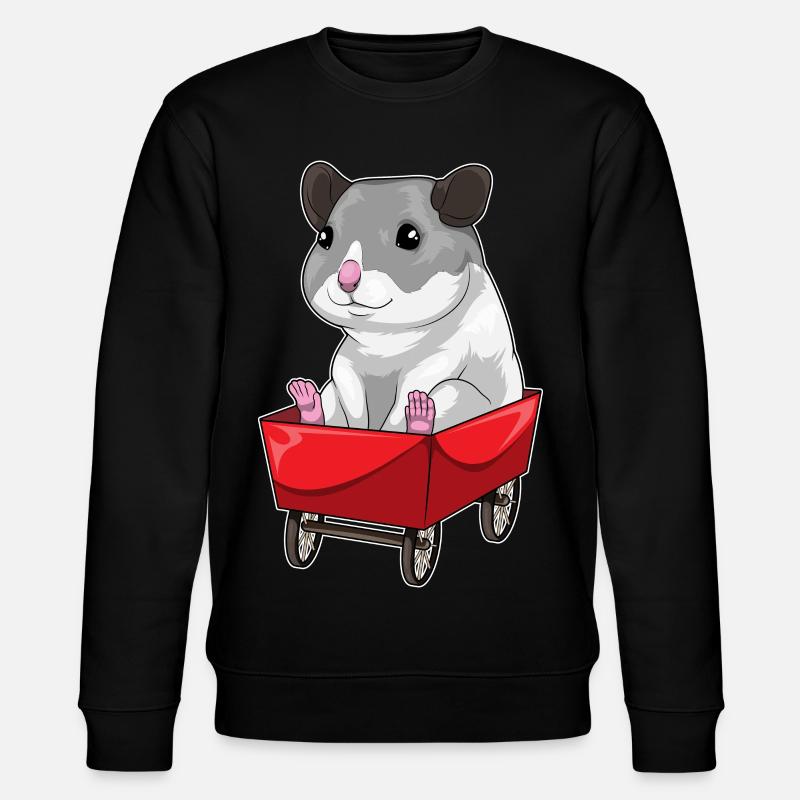 Brouette de hamster - Sweat bio CHANGER Stanley/Stella Unisexe - noir