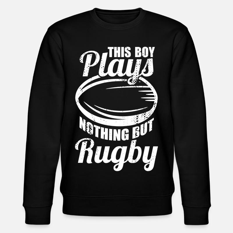 Rugby Boy - Stanley/Stella CHANGER Unisex Organic Sweatshirt - black