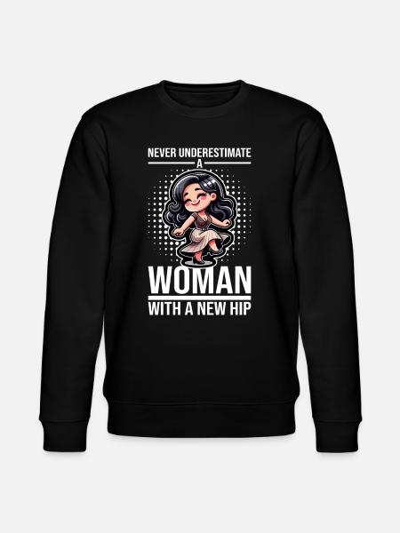 Hip Replacement Surgery Arthroplasty - Stanley/Stella CHANGER Unisex Organic Sweatshirt - black