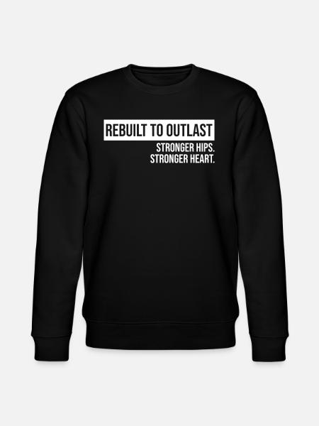 Hip Replacement Surgery Arthroplasty - Stanley/Stella CHANGER Unisex Organic Sweatshirt - black