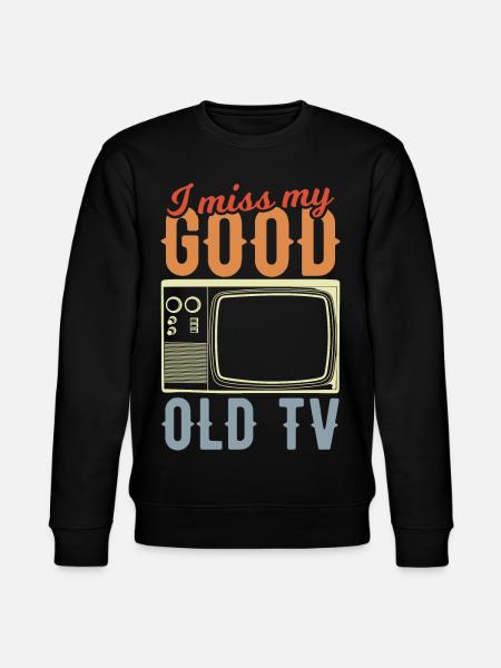 Röhrenbildfernseher - Stanley/Stella Unisex Bio-Sweatshirt CHANGER - Schwarz