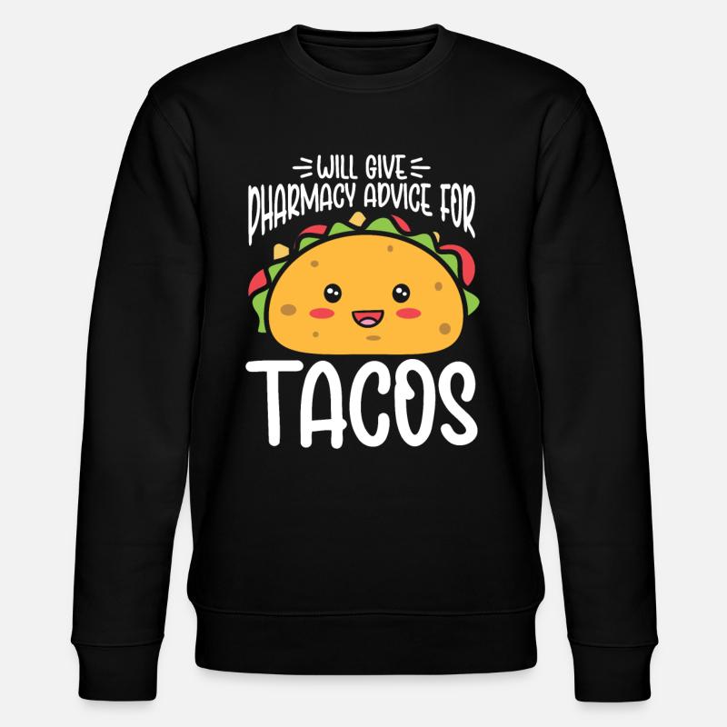 Taco drôle - Sweat bio CHANGER Stanley/Stella Unisexe - noir