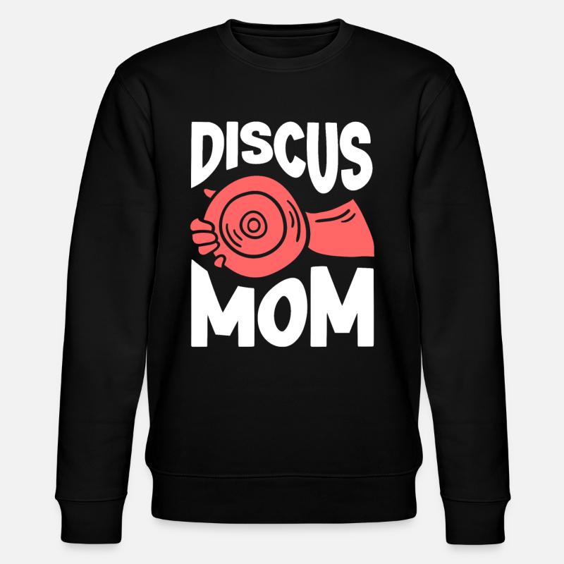 Diskuswerfer Leichtathletik Diskuswerfen - Stanley/Stella Unisex Bio-Sweatshirt CHANGER  - Schwarz