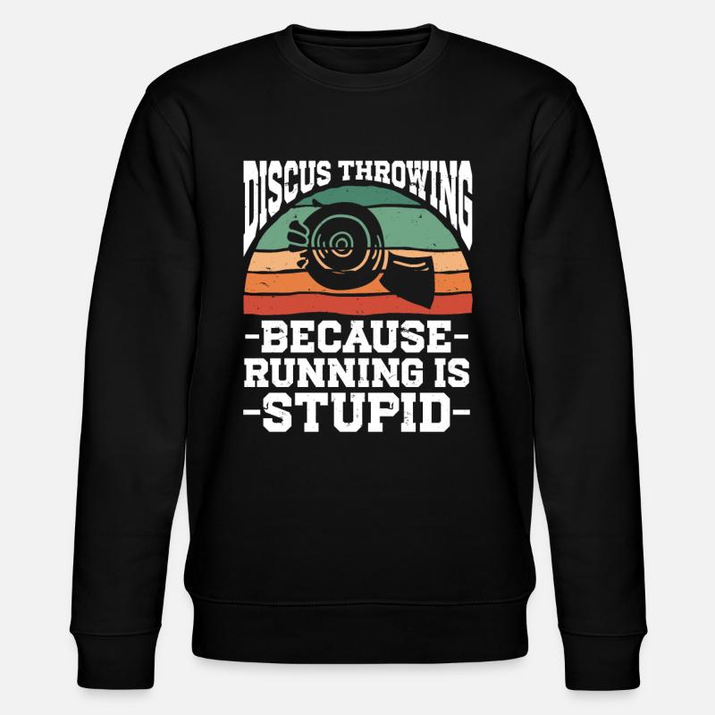 Discus thrower Athletics Discus throw - Stanley/Stella CHANGER Unisex Organic Sweatshirt - black