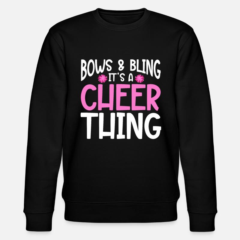 Cheerleading Cheerleader Base Flyer - Stanley/Stella CHANGER Unisex Organic Sweatshirt - black