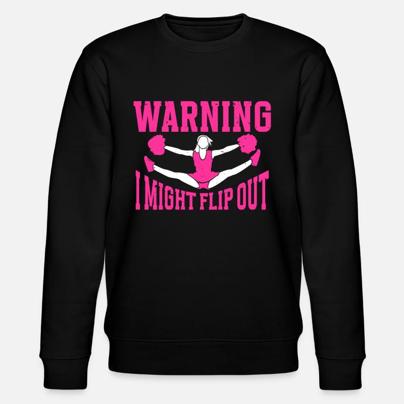Cheerleading Cheerleader Base Flyer - Stanley/Stella Unisex Bio-Sweatshirt CHANGER  - Schwarz