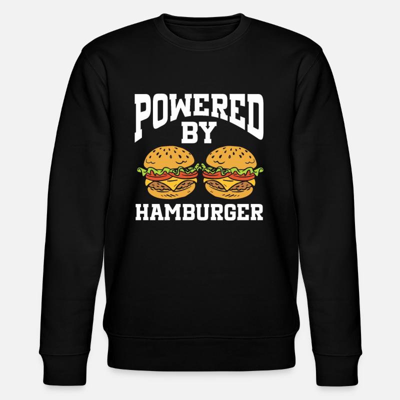 Powered By Hamburger - Stanley/Stella CHANGER Unisex Organic Sweatshirt - black