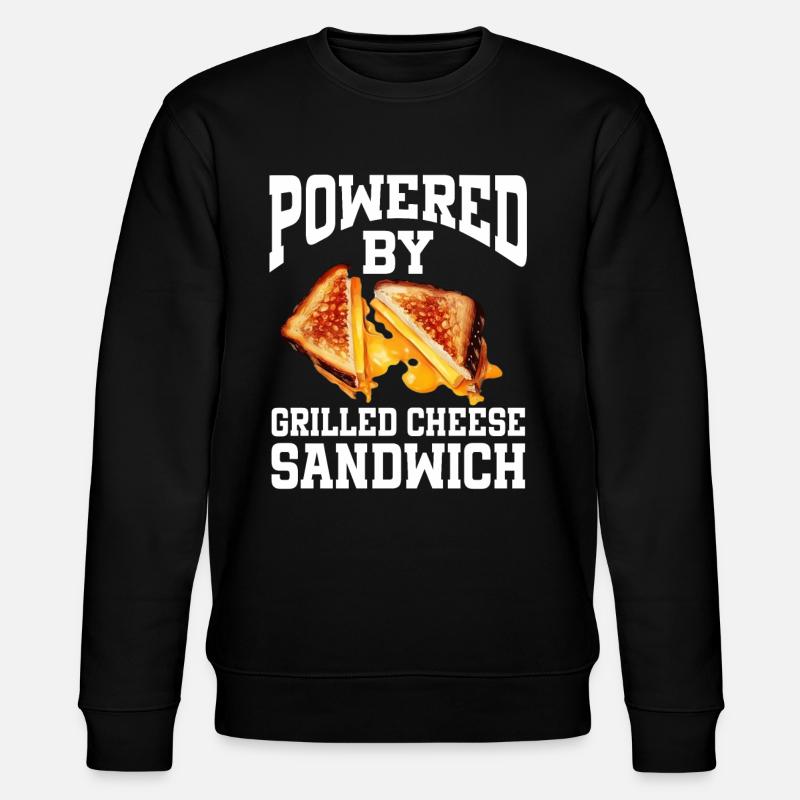 Sandwich au fromage grillé - Sweat bio CHANGER Stanley/Stella Unisexe - noir