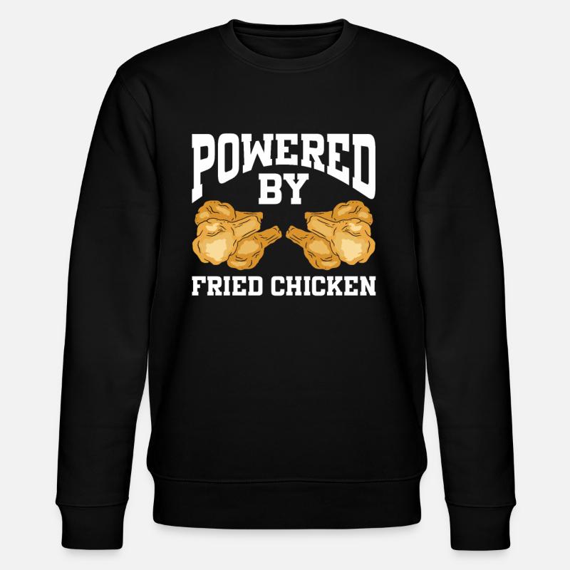 Powered By Fried Chicken - Stanley/Stella CHANGER Unisex Organic Sweatshirt - black