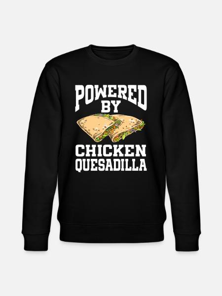Propulsé par Chicken Quesadilla - Sweat bio CHANGER Stanley/Stella Unisexe - noir