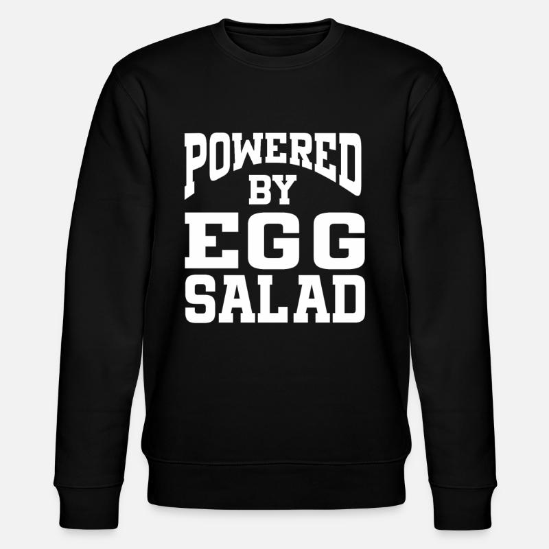 Powered By Egg Salad - Stanley/Stella Unisex Bio-Sweatshirt CHANGER  - Schwarz