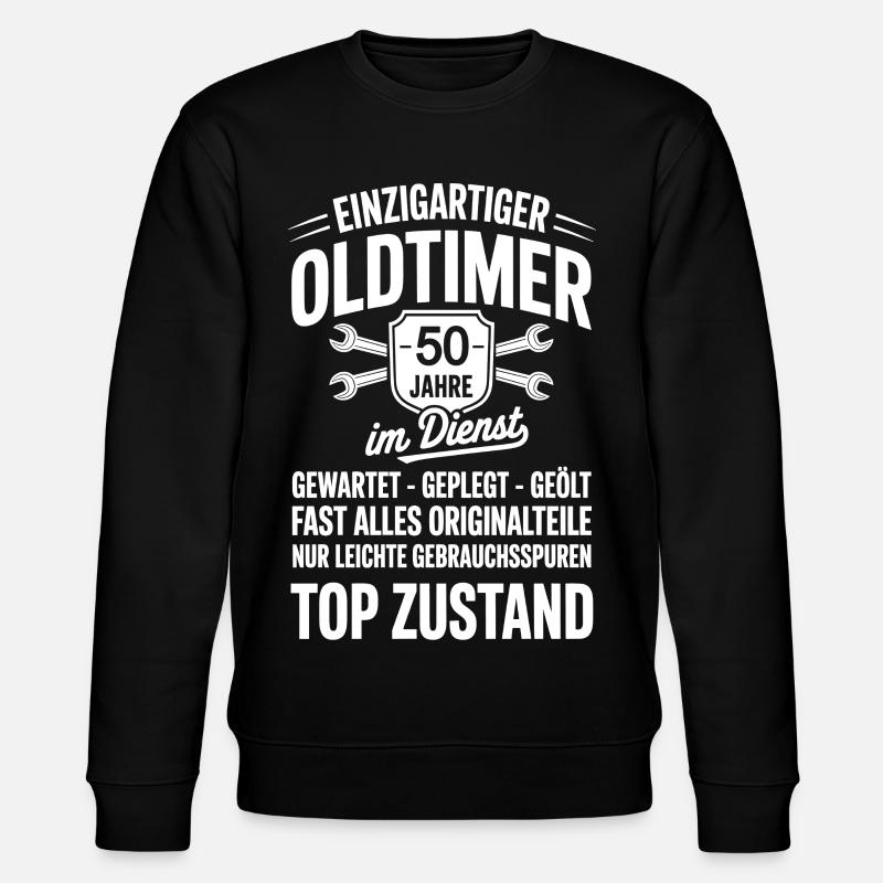 50 ans de service - Sweat bio CHANGER Stanley/Stella Unisexe - noir