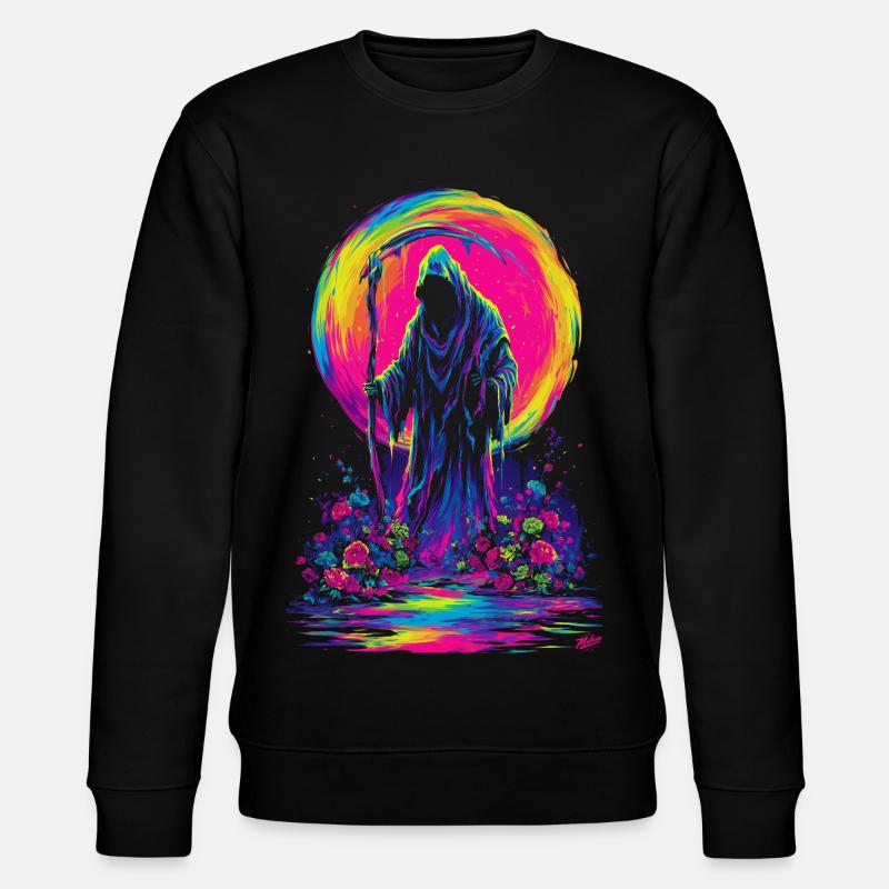 Neon Grim Reaper - Sweat bio CHANGER Stanley/Stella Unisexe - noir