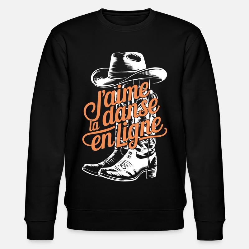 Danse en ligne Cowboy Chic - Sweat bio CHANGER Stanley/Stella Unisexe - noir