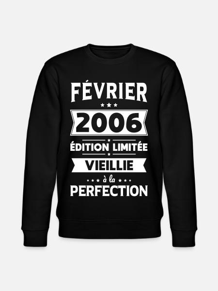 20th Anniversary - February 2006 Perfection - Stanley/Stella CHANGER Unisex Organic Sweatshirt - black