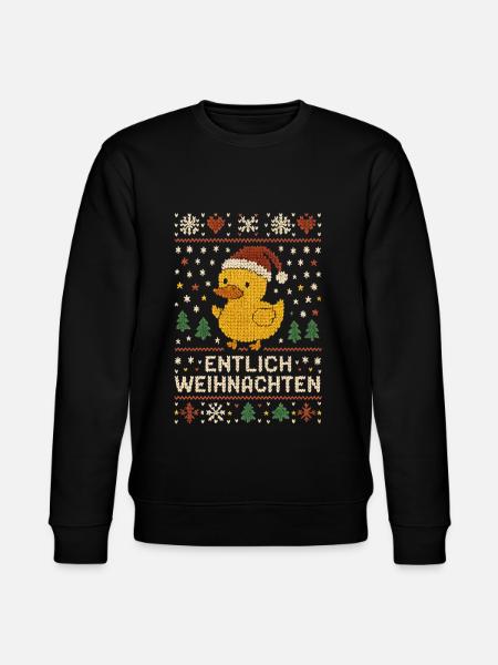 Entlich Christmas - Stanley/Stella CHANGER Unisex Organic Sweatshirt - black