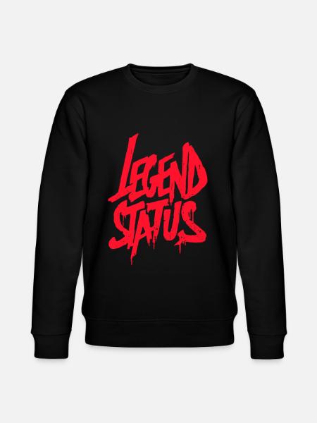 Legend Status Graffiti - Stanley/Stella CHANGER Unisex Organic Sweatshirt - black