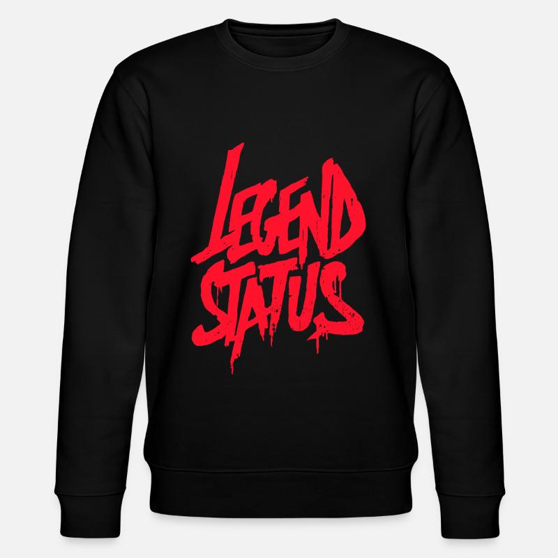 Legend Status Graffiti - Stanley/Stella CHANGER Unisex Organic Sweatshirt - black