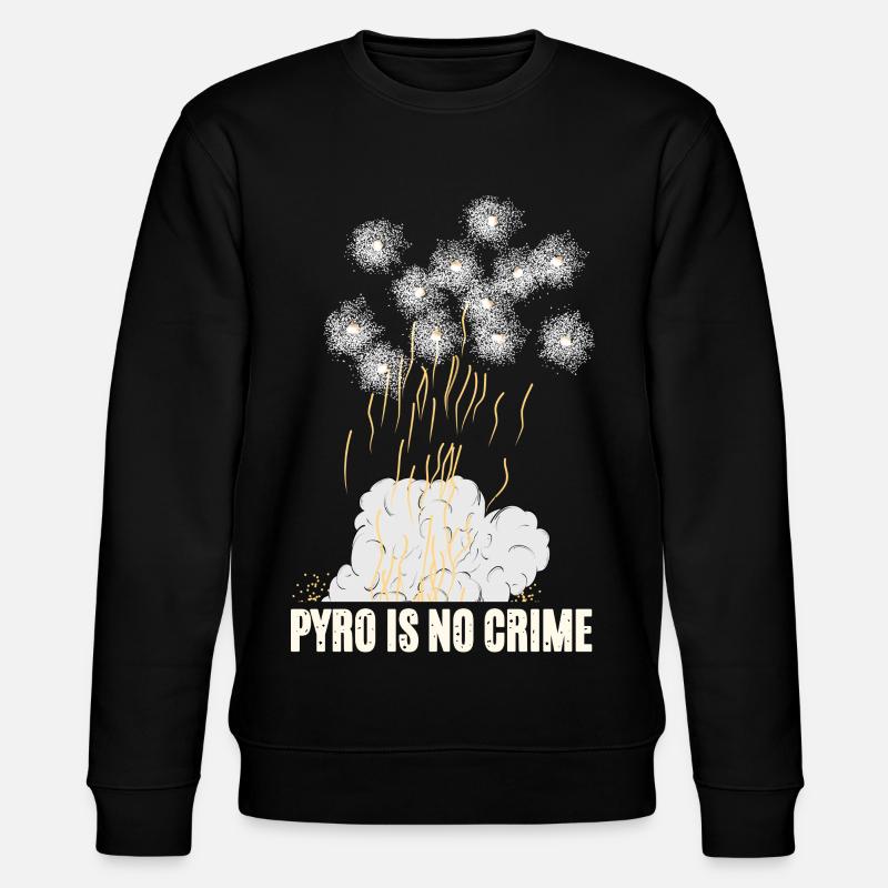 Le pyro n’est pas un crime - Sweat bio CHANGER Stanley/Stella Unisexe - noir
