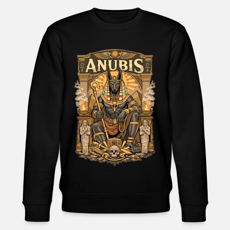 Trône d’Anubis - Sweat bio CHANGER Stanley/Stella Unisexe - noir