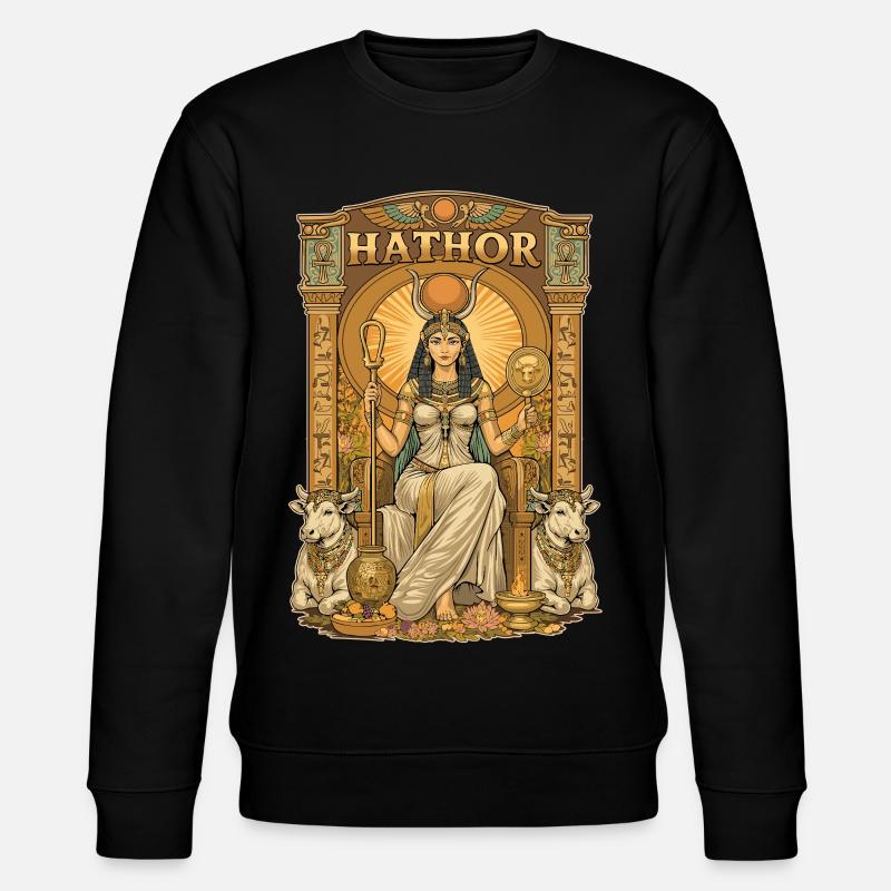 Trône de HATHOR - Sweat bio CHANGER Stanley/Stella Unisexe - noir