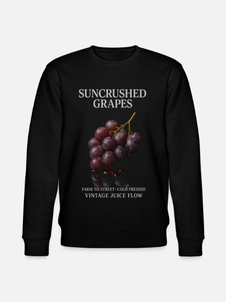 Grapes Fruit Grapes Summer - Stanley/Stella CHANGER Unisex Organic Sweatshirt - black