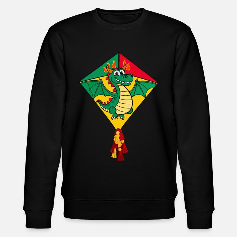 Cerf-volant mignon - Sweat bio CHANGER Stanley/Stella Unisexe - noir