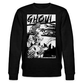 GHOUL - Stanley/Stella CHANGER Unisex Organic Sweatshirt - black - Front - Nik (191cm) & Marisol (170cm)